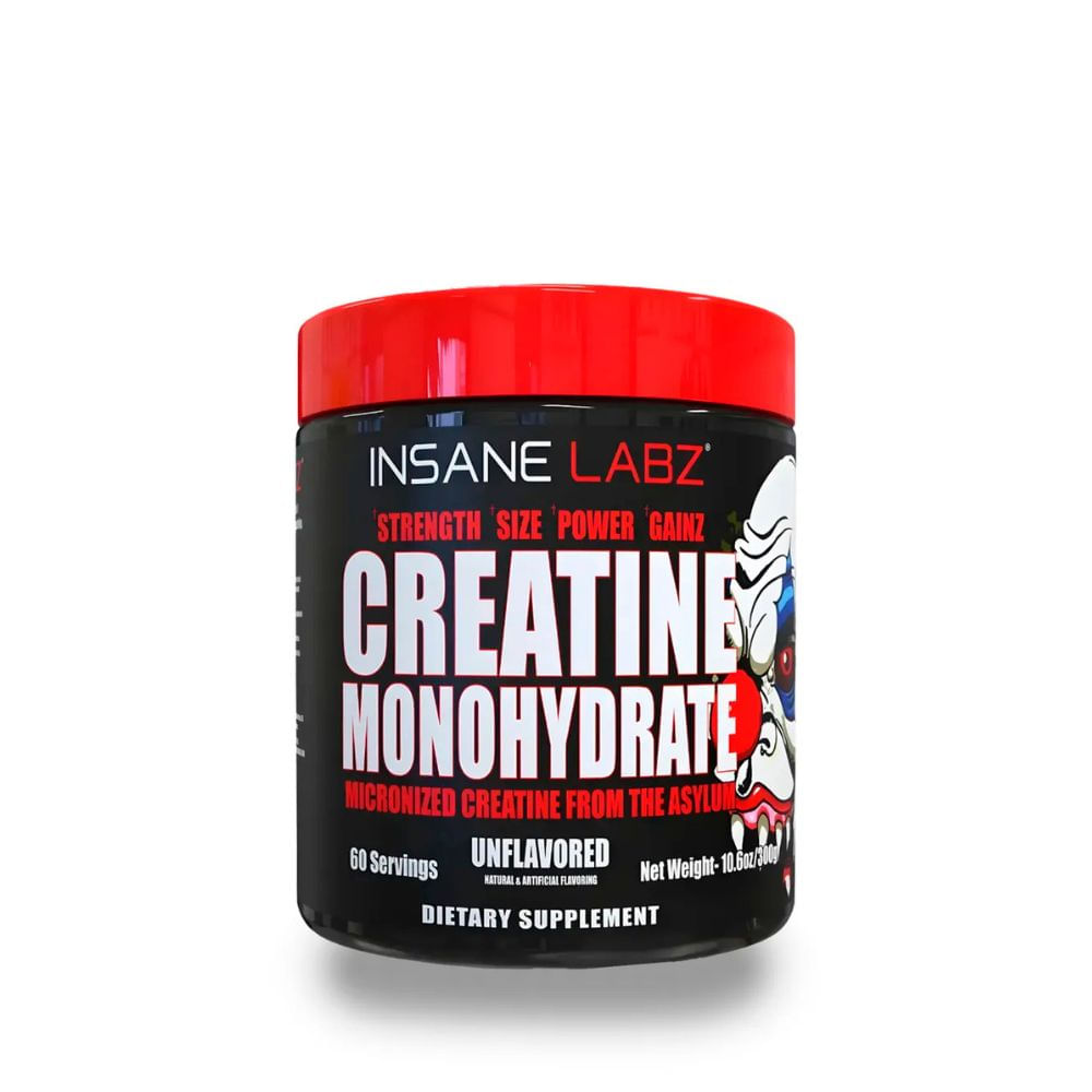 Creatina Monohidratada y Micronizada 300g - Insane Labz