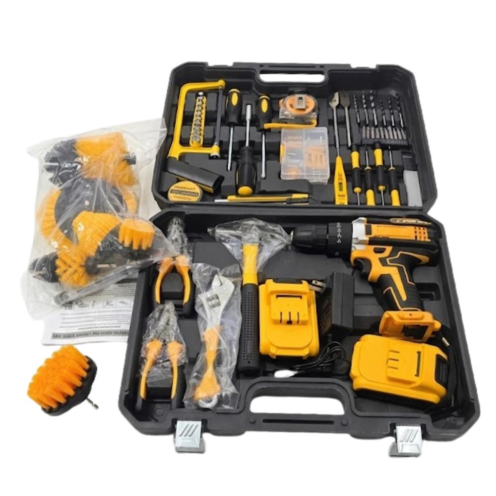 Kit de herramientas Taladro y Kit de Cepillos Limpiadores