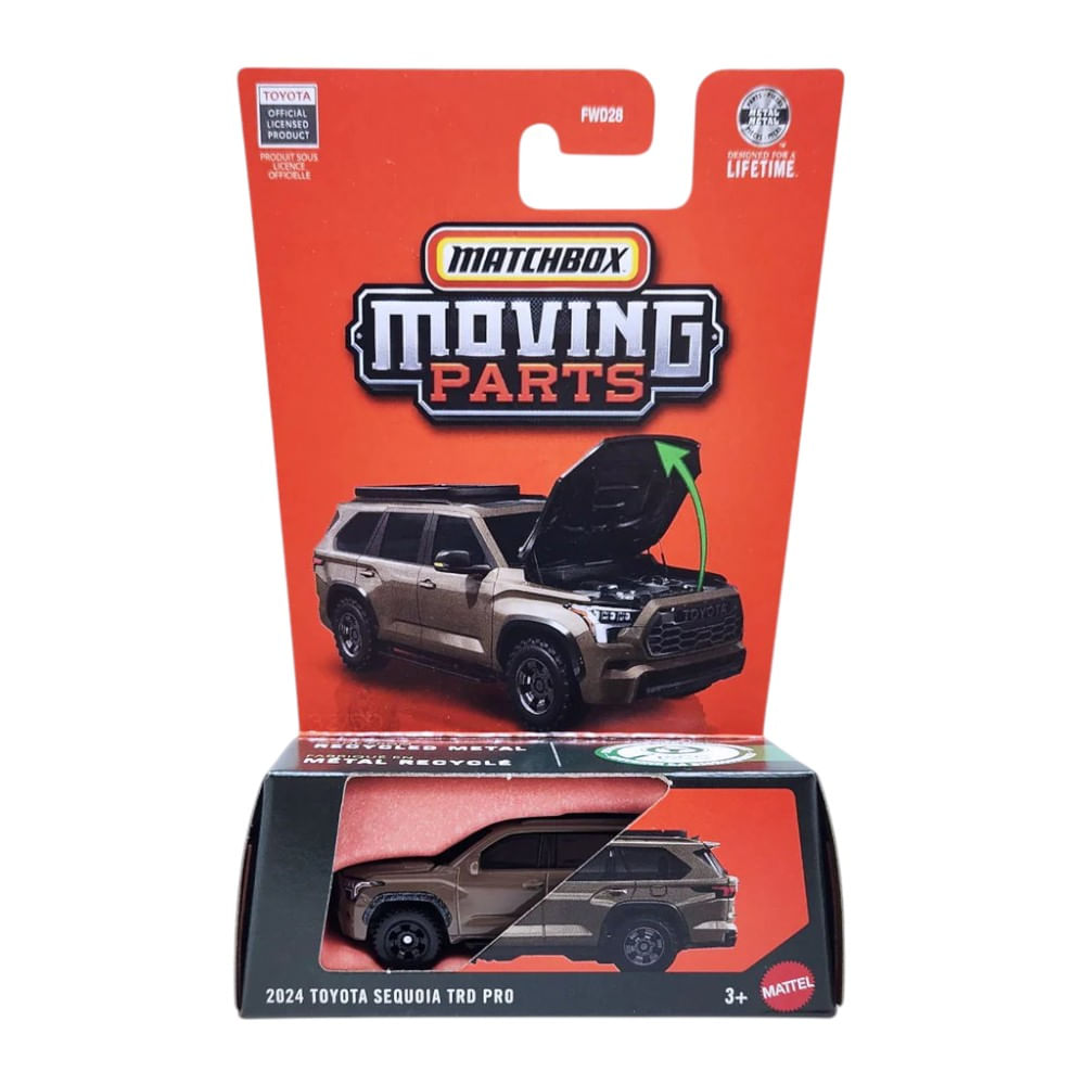 Matchbox Moving Parts 2024 Toyota Sequoia TRD Pro 1-64