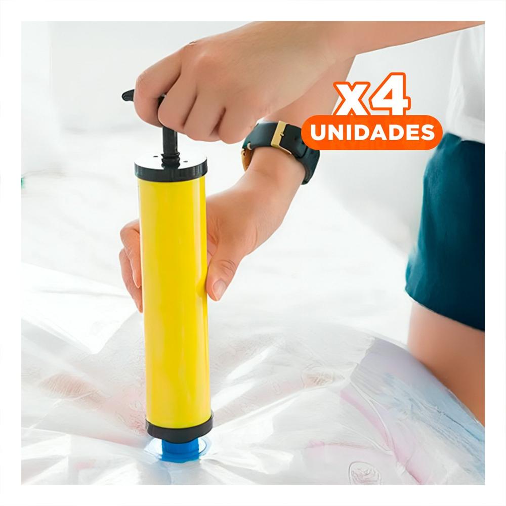 Pack4 Removedor de Aire Manual para Bolsas al Vacio Practico y Compacto Y Regalo Sticker