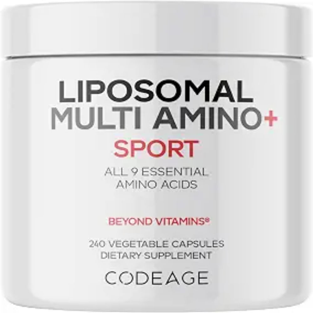 Codeage Multi Amino BCAA  Suplemento de AAA los 9 aminoácidos esenciales