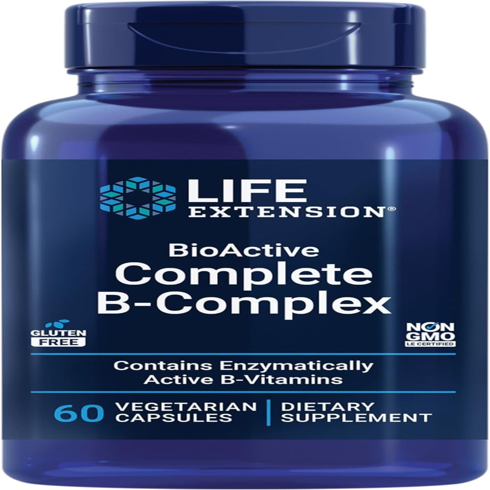 B Complex Complejo B completo bioactivo  60 cápsulas Life Extension