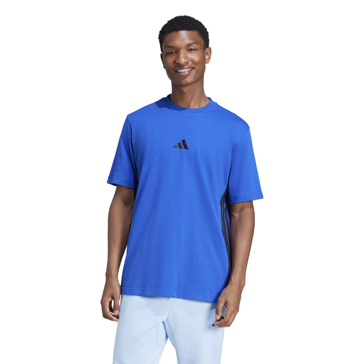 Polo Deportivo Adidas Hombre M 3s Sj T Azul L