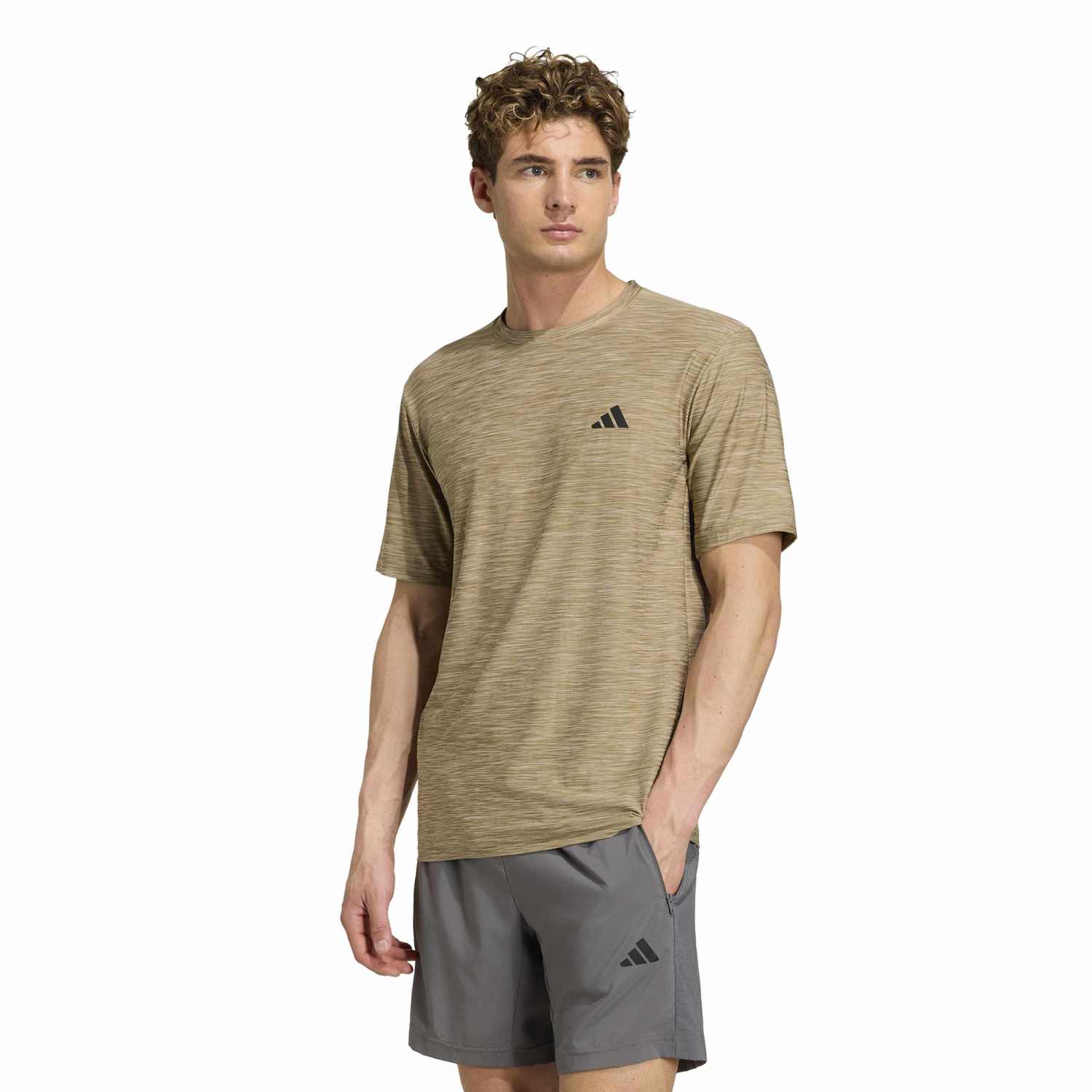 Polo Deportivo Adidas Hombre We Flex T Beige S