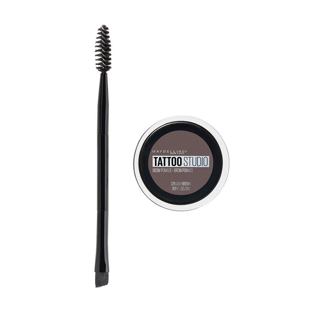 Delineador De Cejas Tattoo Studio Brow Pomade 1.60 Fl Oz Tono Ash Brown Maybelline