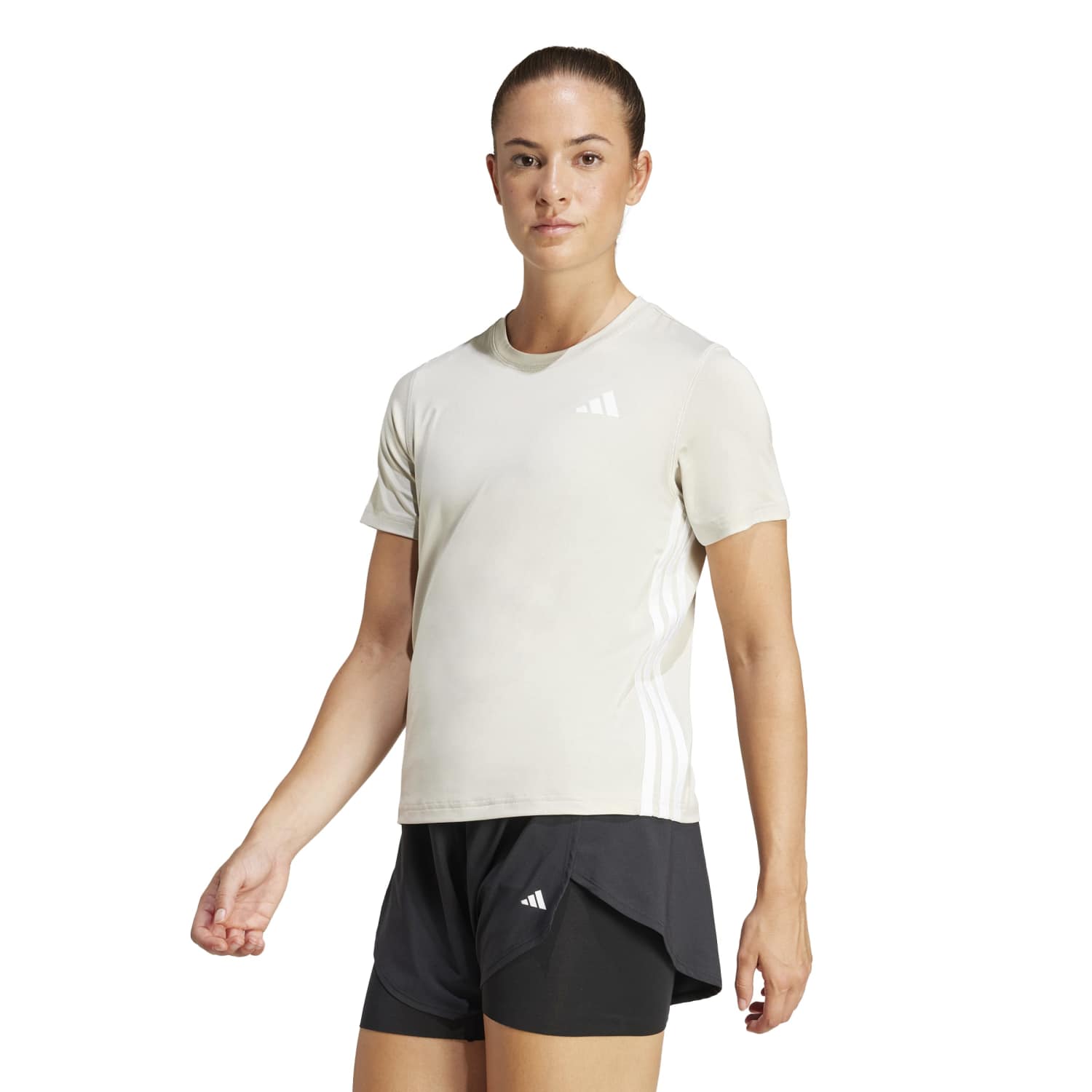 Polo Deportivo Adidas Mujer We 3s Crew Tee Beige L