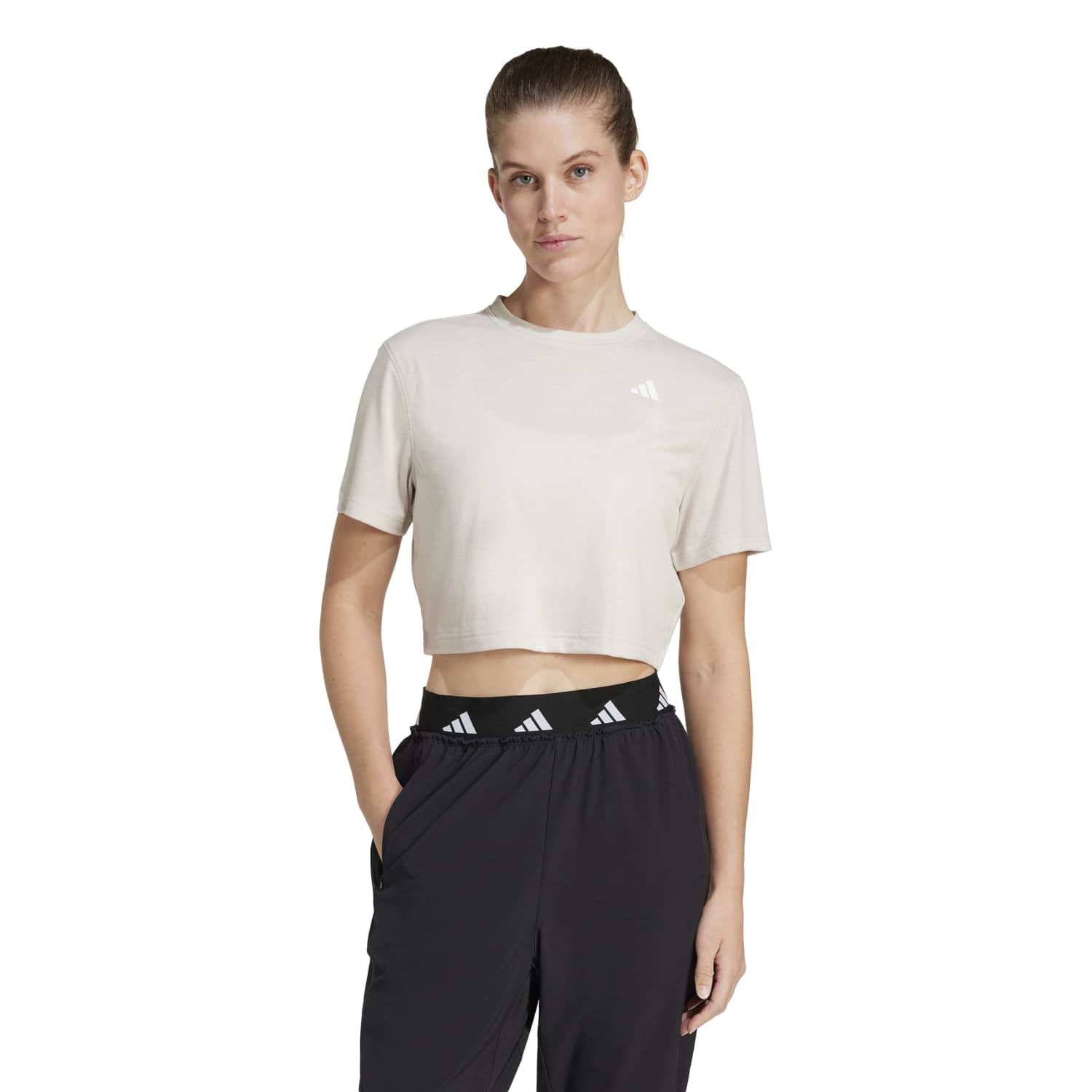 Polo Deportivo Adidas Mujer Te Min Tee Beige L