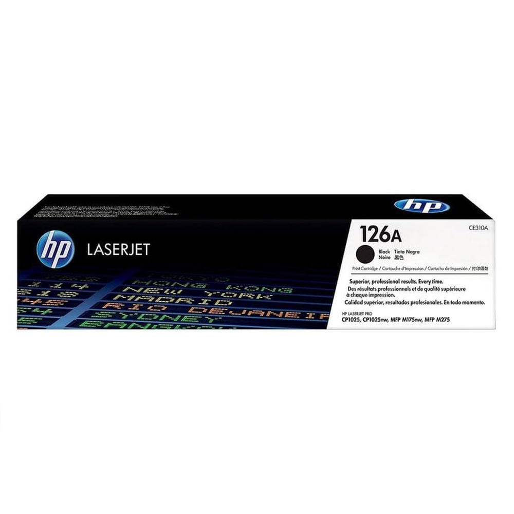 TONER HP 126A NEGRO CE310A L.J. CP1025 ORIGINAL