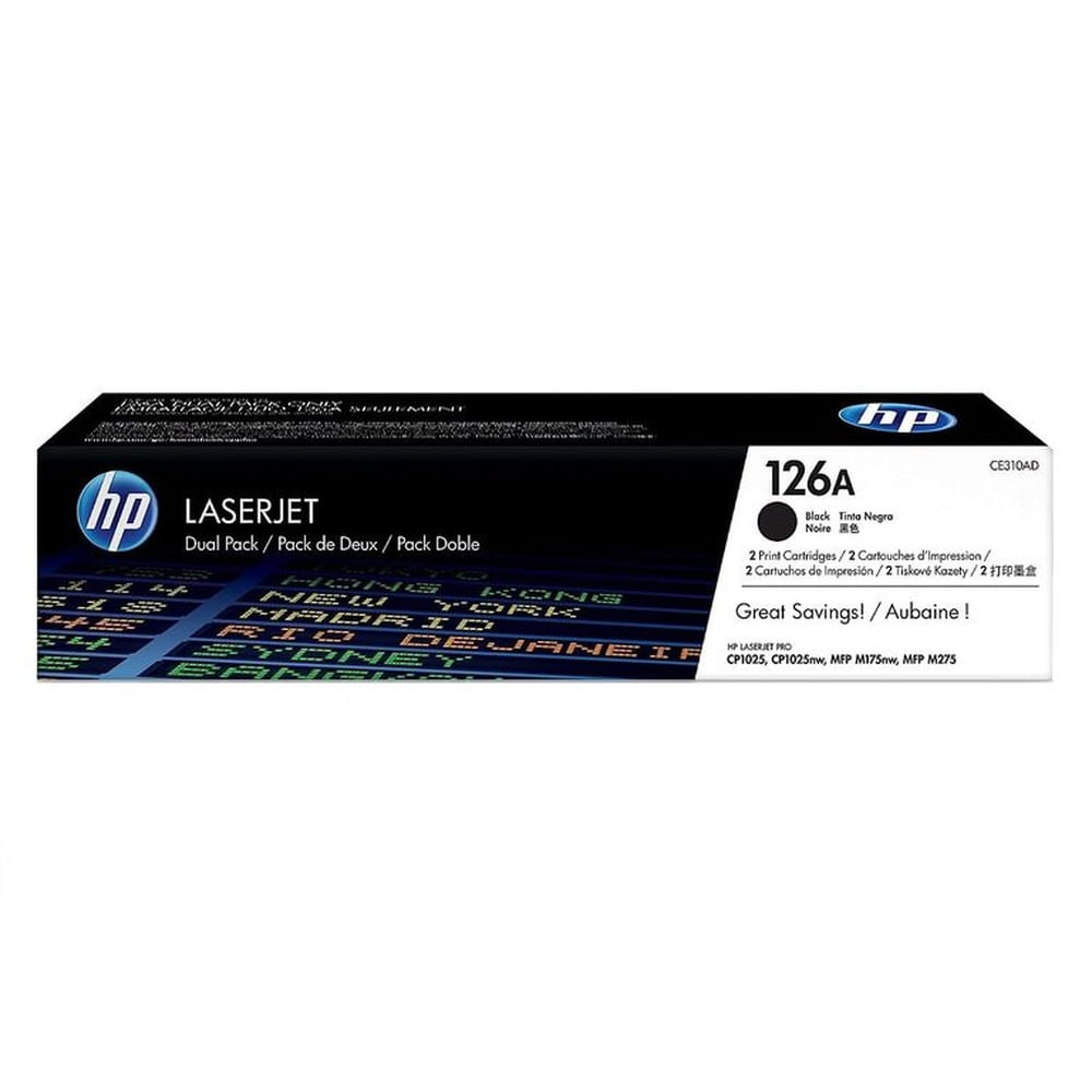 TONER HP 126AD NEGRO CE310AD L.J. CP1025 DUAL ORIGINAL