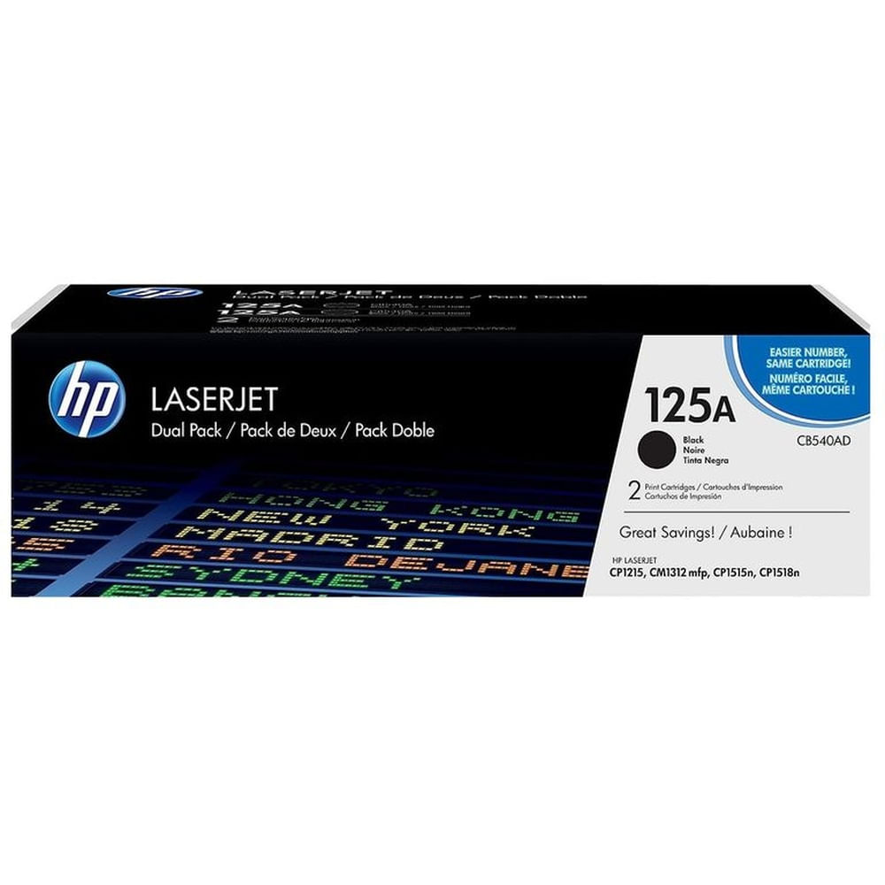 TONER HP 125A NEGRO CB540AD L.J. 1215, 1515 DUAL ORIGINAL