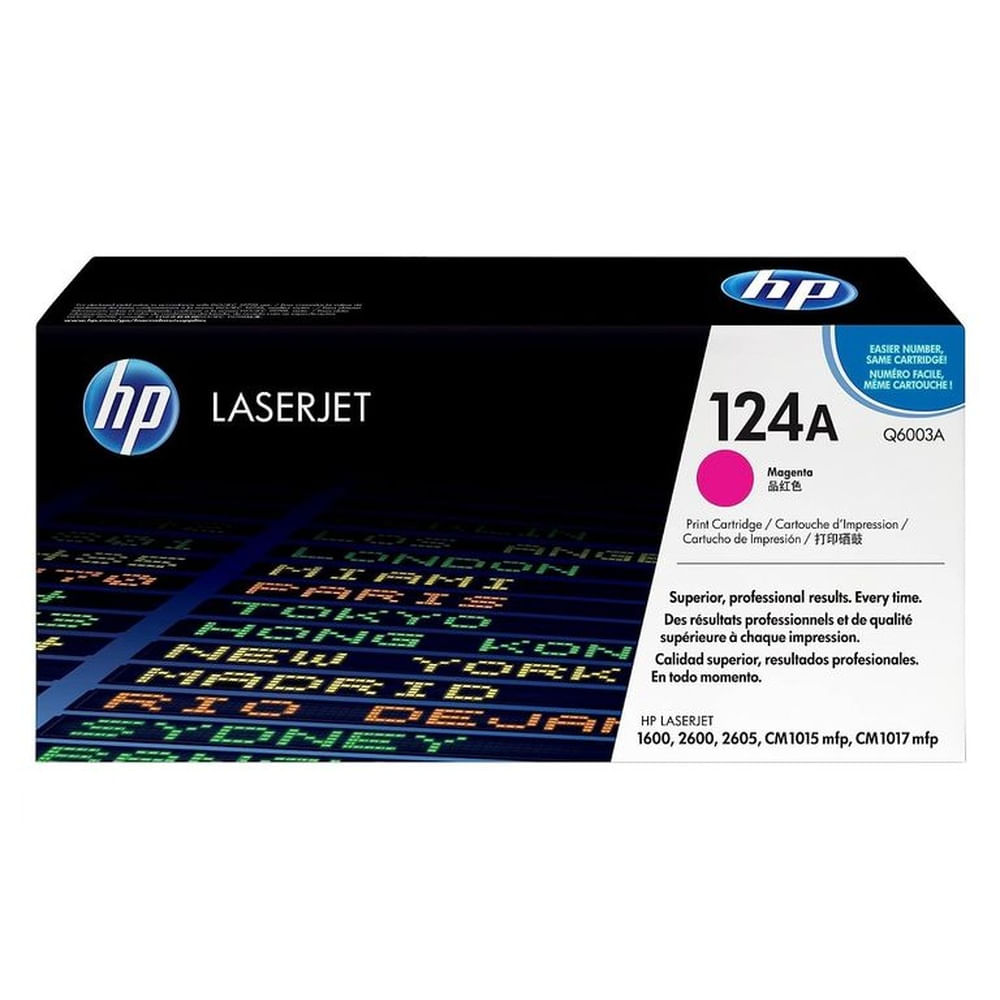 TONER HP 124A MAGENTA Q6003A L.J. 2600 ORIGINAL