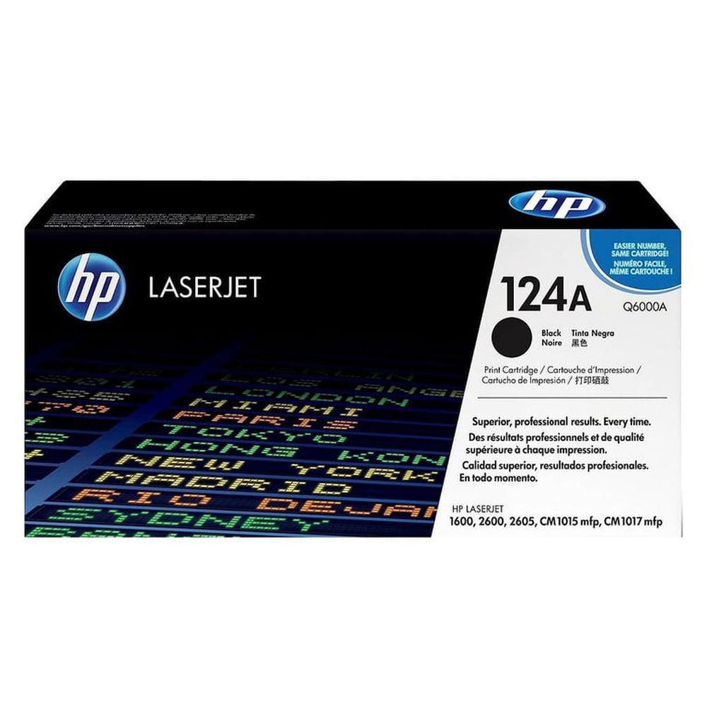 TONER HP 124A NEGRO Q6000A L.J. 2600 ORIGINAL