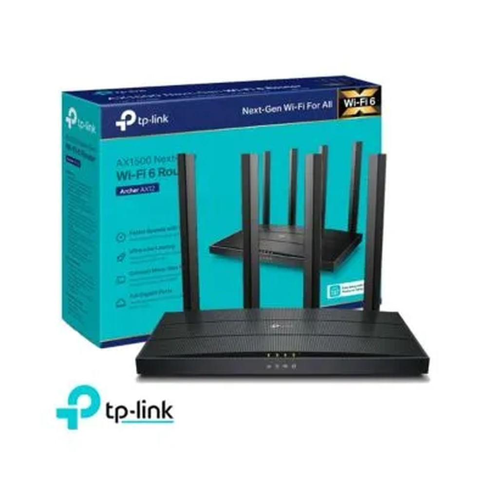 ROUTER TP-LINK ARCHER AX12 GIGABIT WI-FI 6 AX1500 Negro