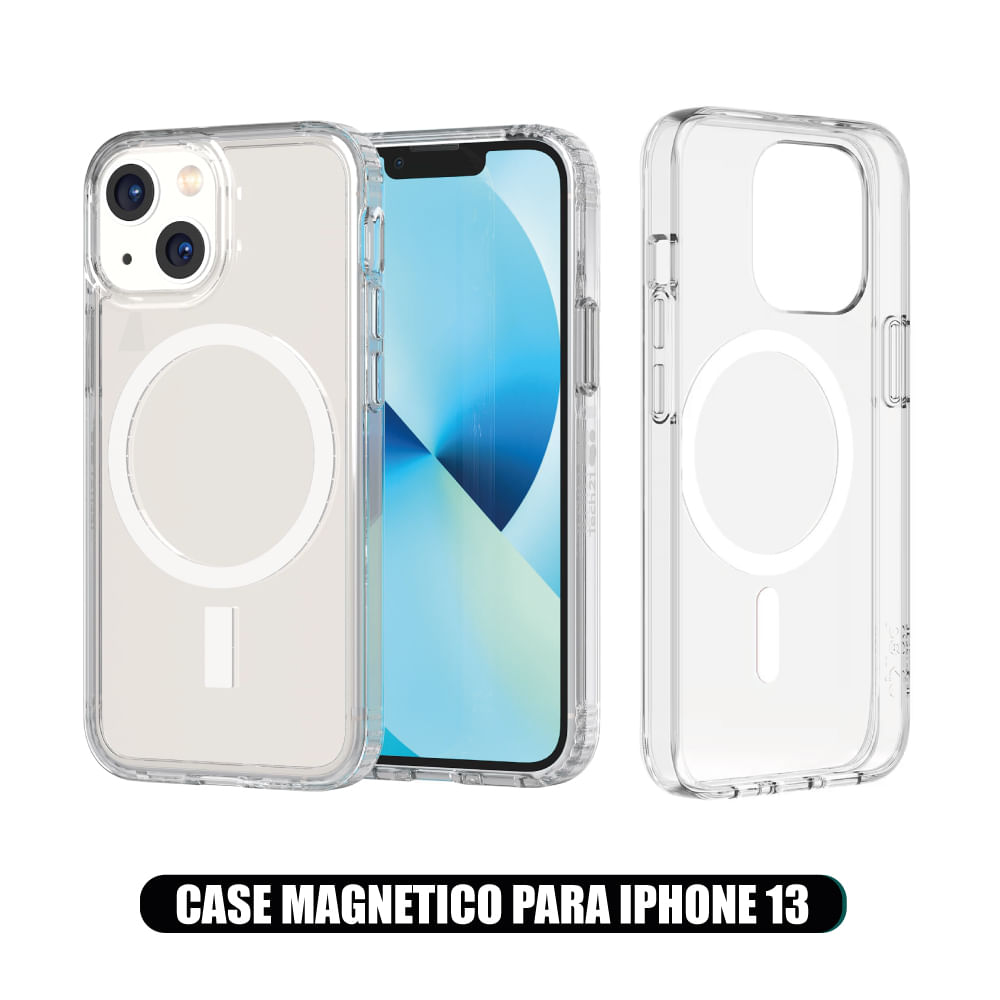 Case Magnetico Transparente para iPhone 13