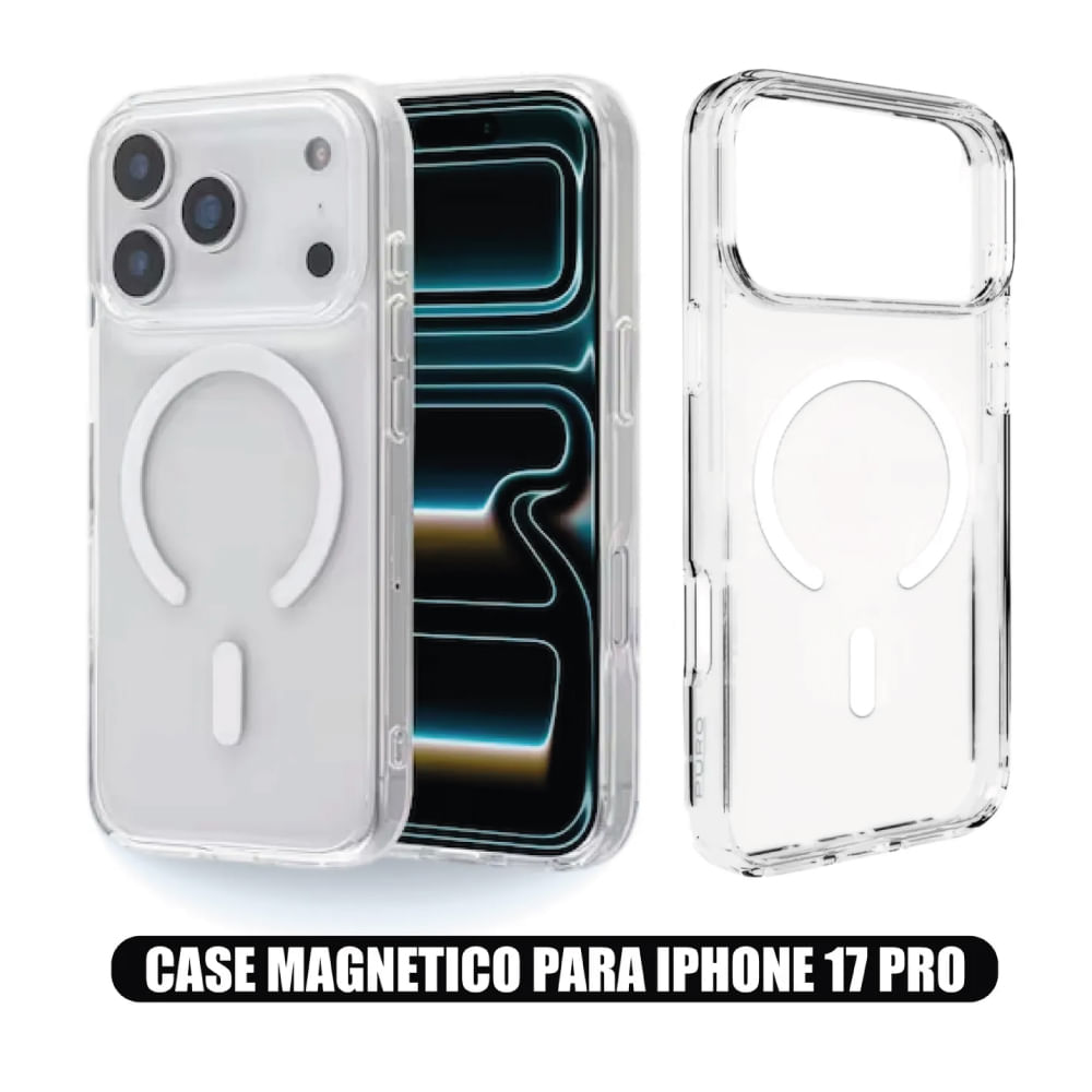 Case Magnetico Transparente compatible con iPhone 17 pro