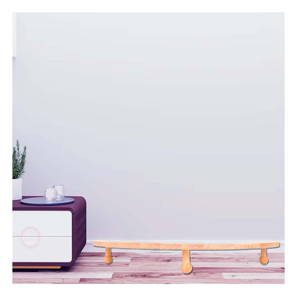 Estructura Circular de Madera con Patitas para Decoracion de Hogar Elegante Y Notas