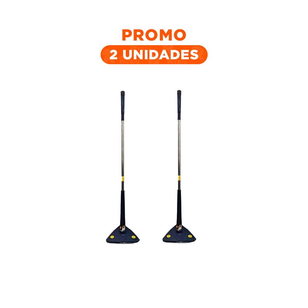 Pack2 Limpiapisos 360 con Exprimidor Integrado Azul para Hogar y Piso Y Regalo Sticker