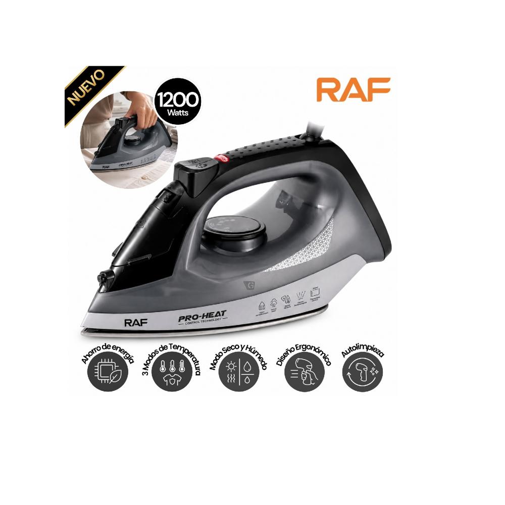 Plancha A Vapor Raf Negro R.1029D