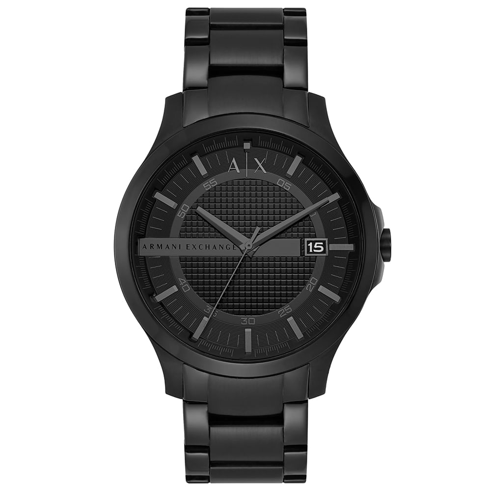 Reloj Armani Exchange Hampton AX2104 Fecha Acero Inoxidable Negro