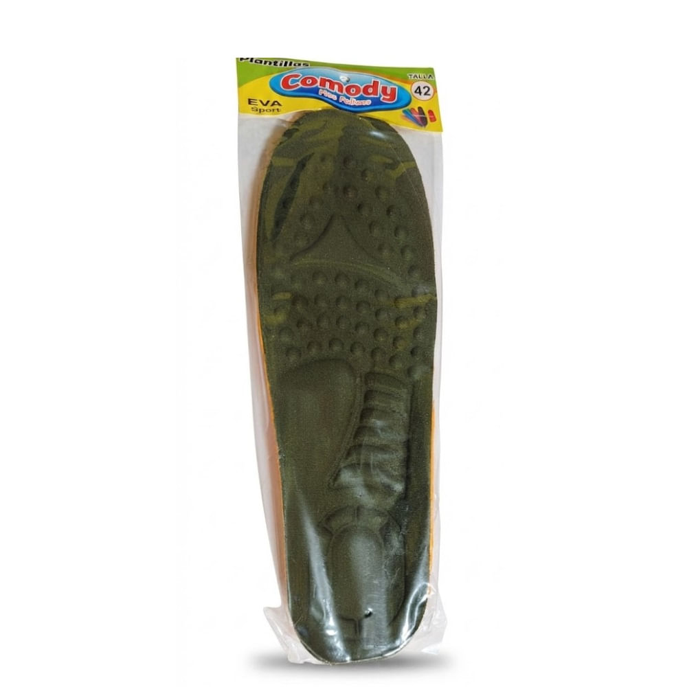 Plantillas para Zapatos Zapatillas con Amortiguacion  Ergonomico COMODY Eva Sport Talla 42