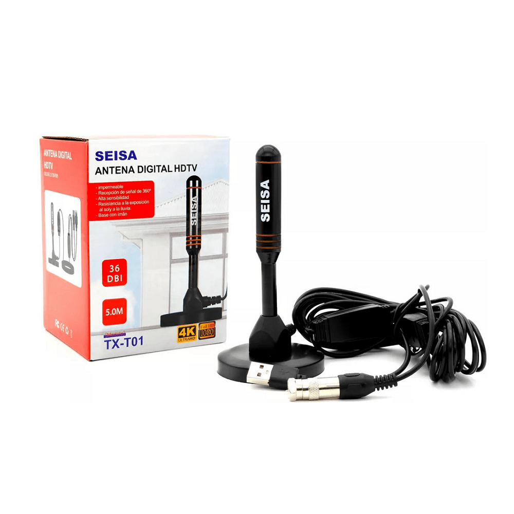 Antena Digital HDTV Señal Nítida USB Seisa TX-T01