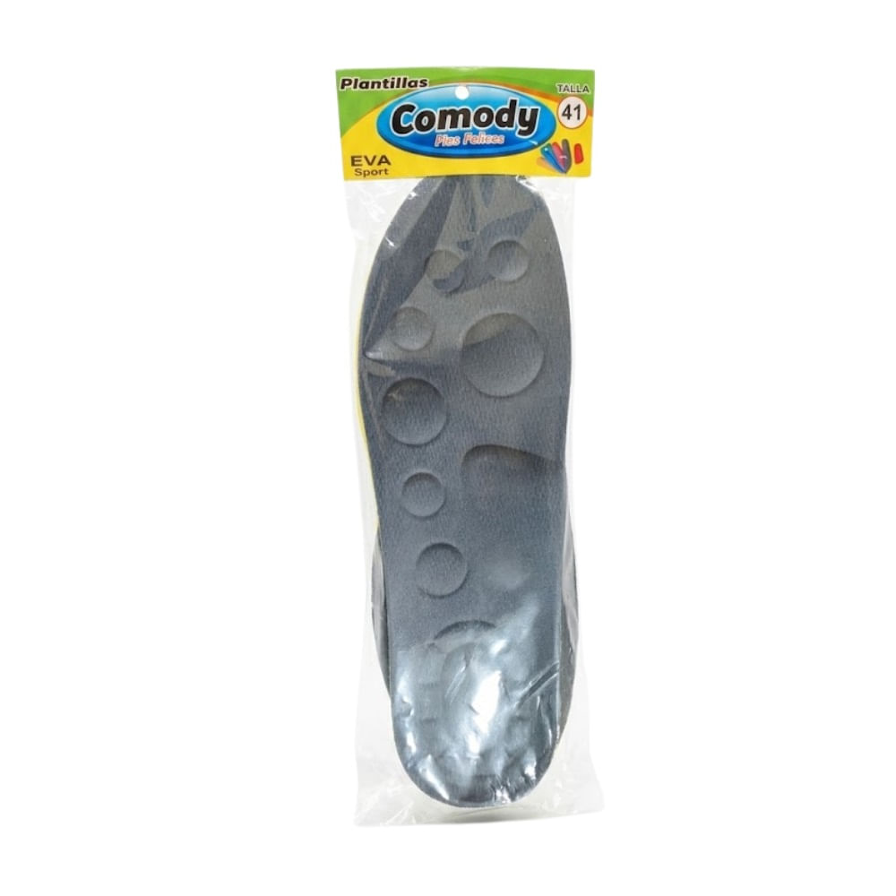 Plantillas para Zapatos Zapatillas con Amortiguacion  Ergonomico COMODY Eva Sport Talla 41