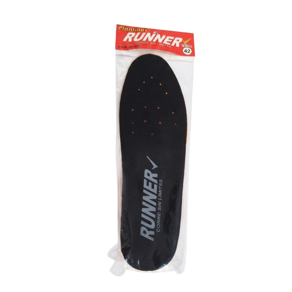 Plantillas para Zapatos Zapatillas con Amortiguacion Ergonomico RUNNER Eva Sport Talla 42