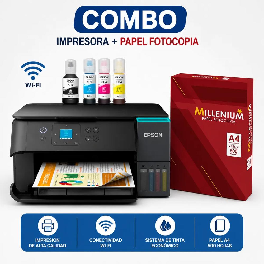 Impresora Epson L4360 Multifunciona WiFi Duplex Wifi MAS HOJA BOOM