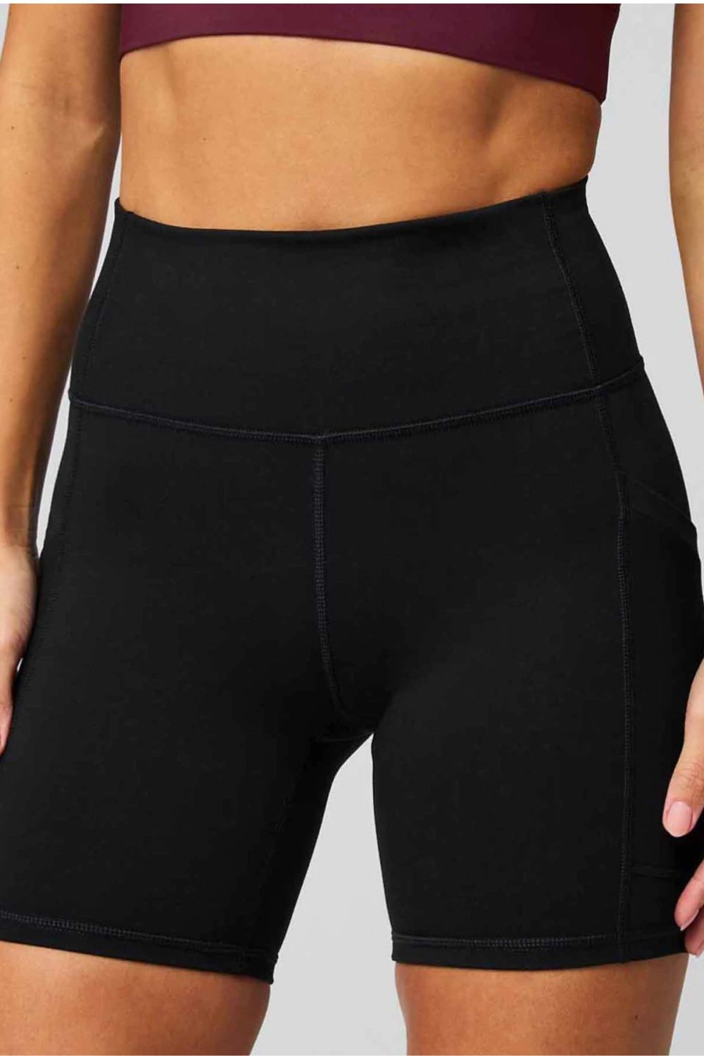 Short Deportivo Fabletics Mujer On-the-go High-waisted 6 Marrón S