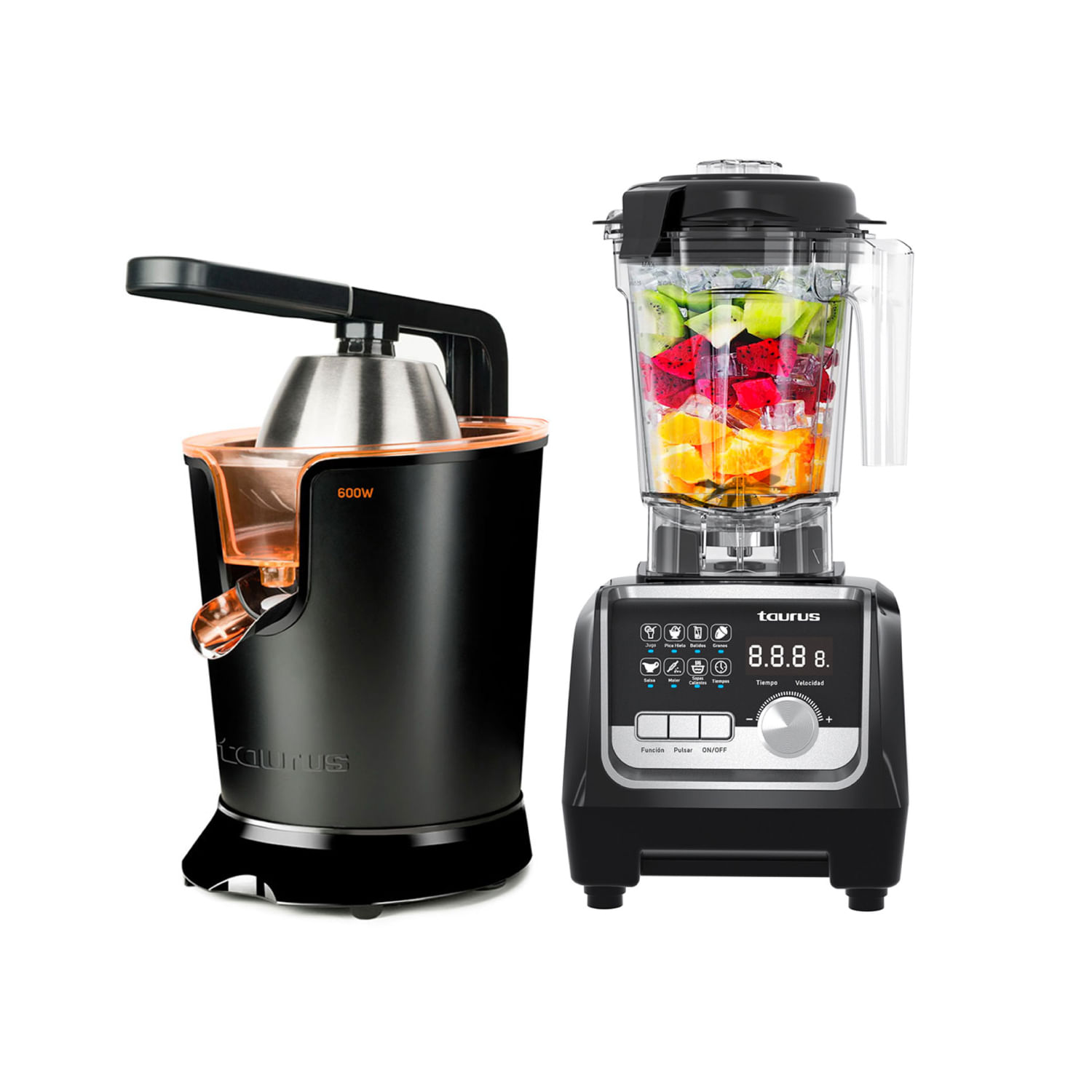 Combo Taurus Licuadora Elite Professional - Exprimidor Citrus 600 Legend