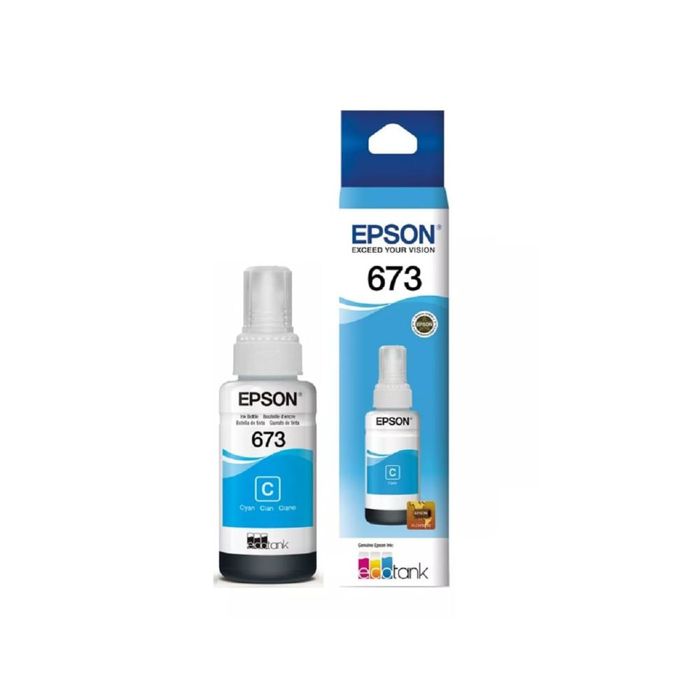 Tinta Epson 673 Cian T673220 - 70ml