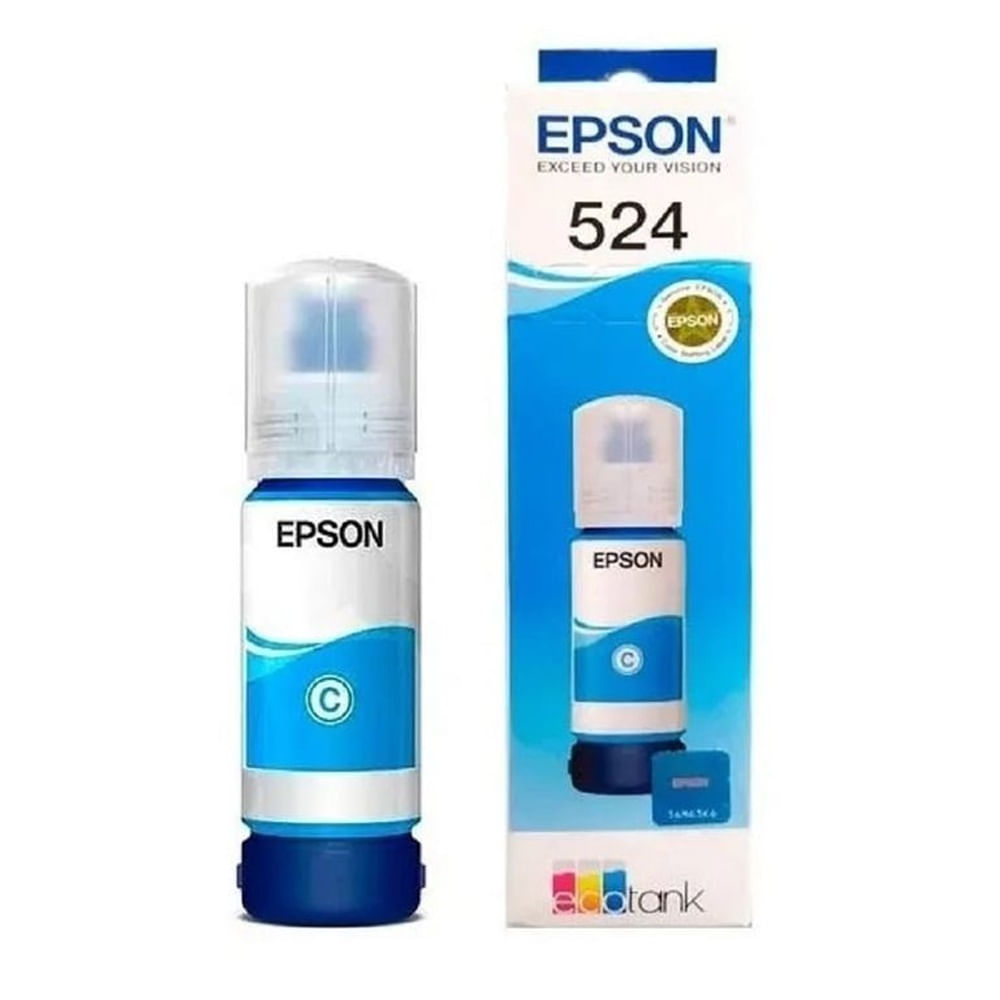 Tinta Epson 524 cian T524220 - 70ml