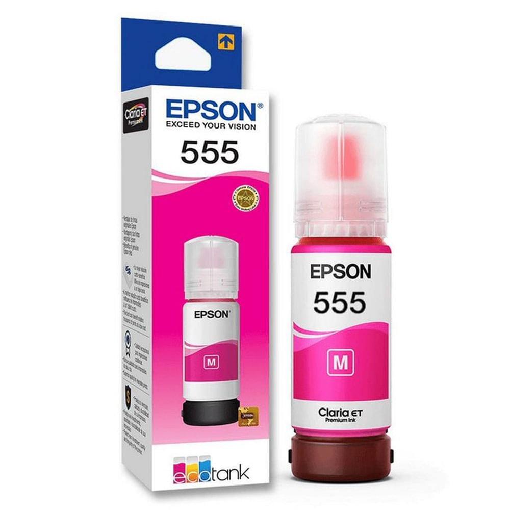 Tinta Epson T555 Magenta T555320 - 70ml