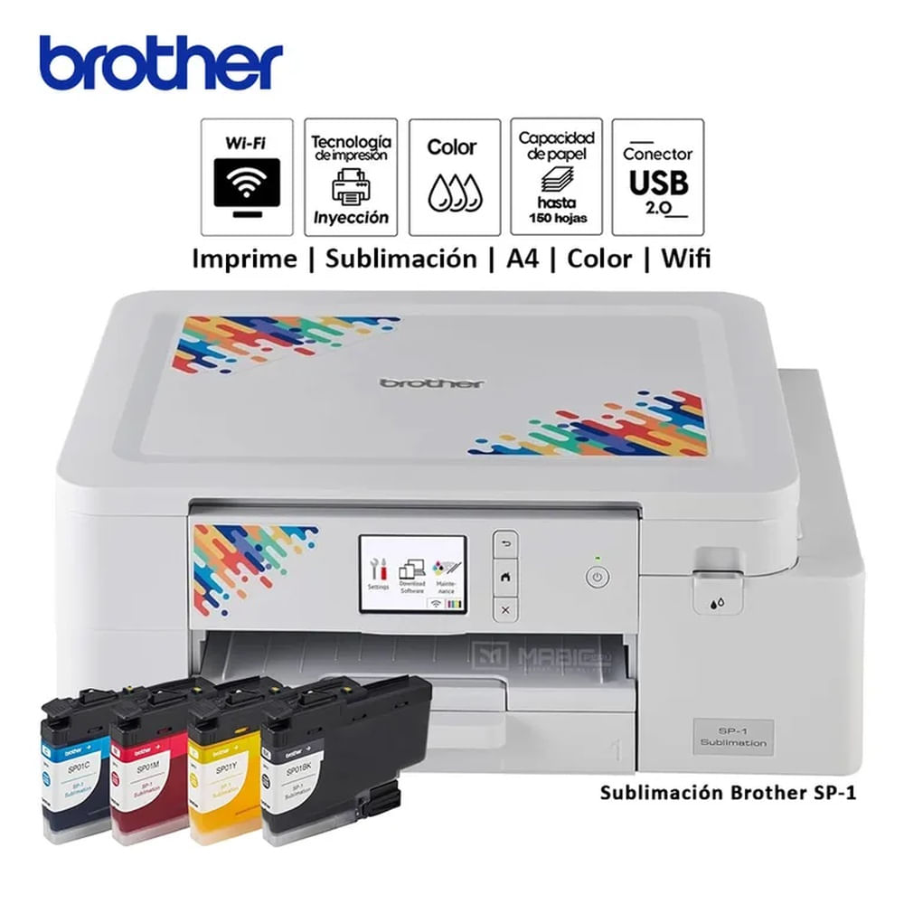 Impresora de Sublimacion Brother SP-1 WIFI USB