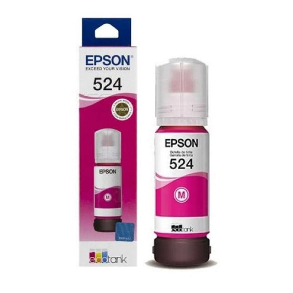 Tinta Epson T524 Magenta Ecotank L15150 Original - 70ml