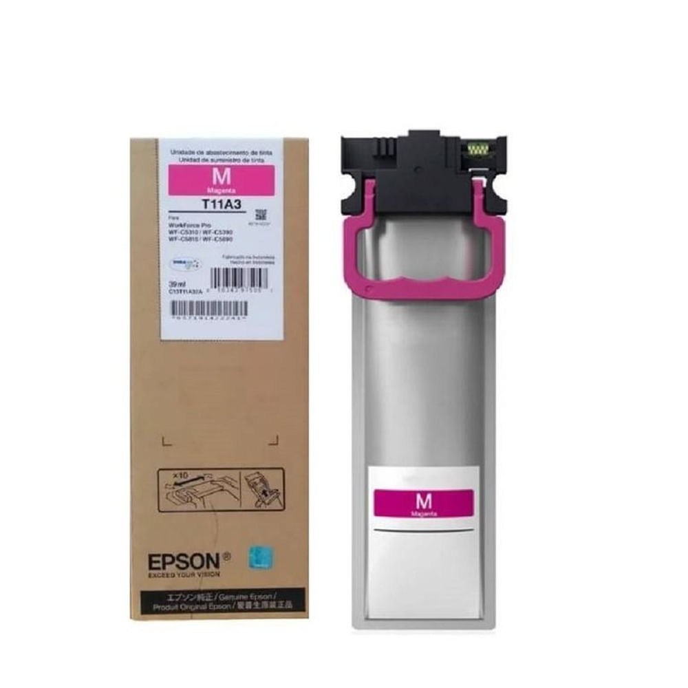 Tinta Epson T11A Magenta WF-C5891, WF-C5810, WF-C5890 Original - 39ml
