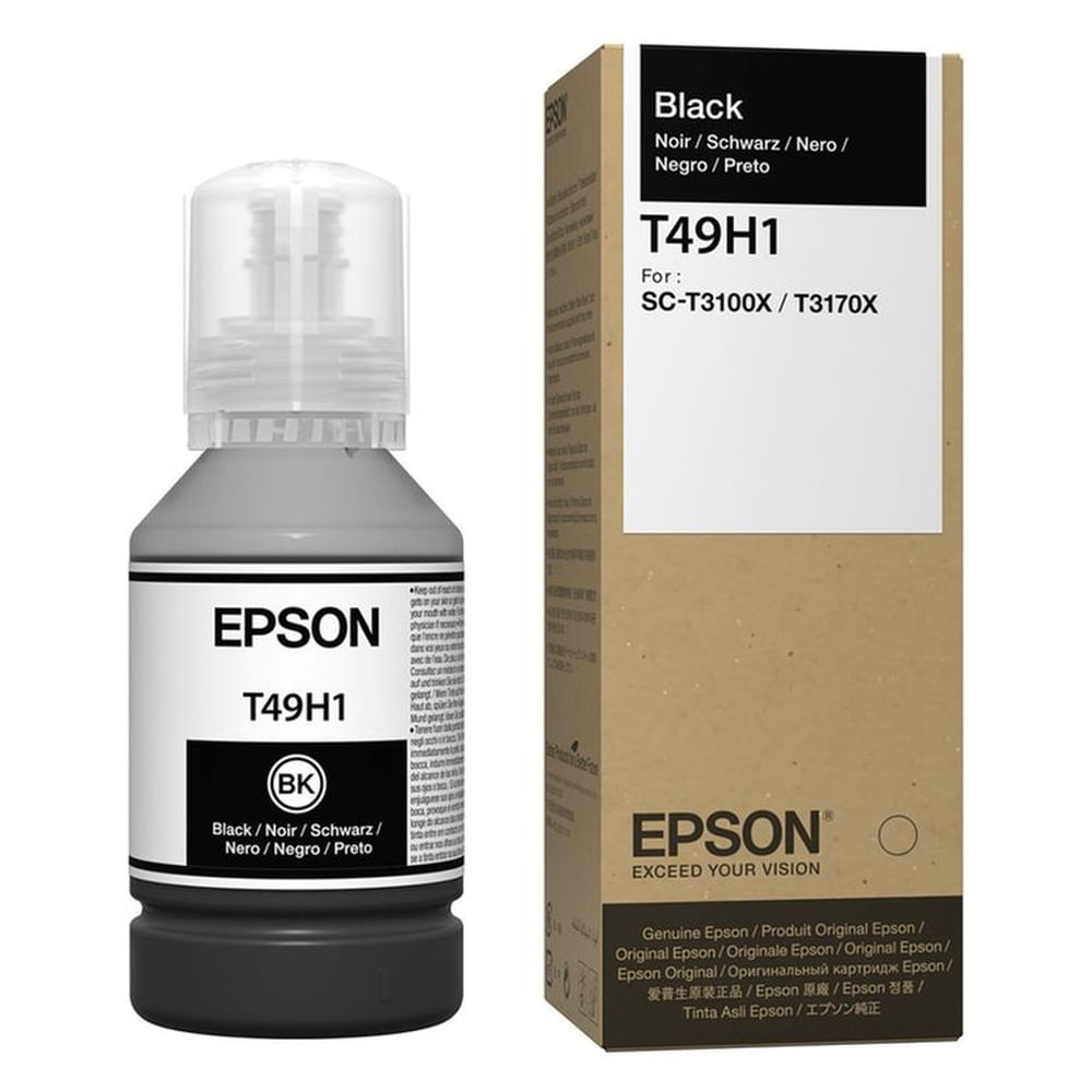 Tinta Epson T49H Negro SureColor SC-T3100x, SC-T3170x Original - 140ml