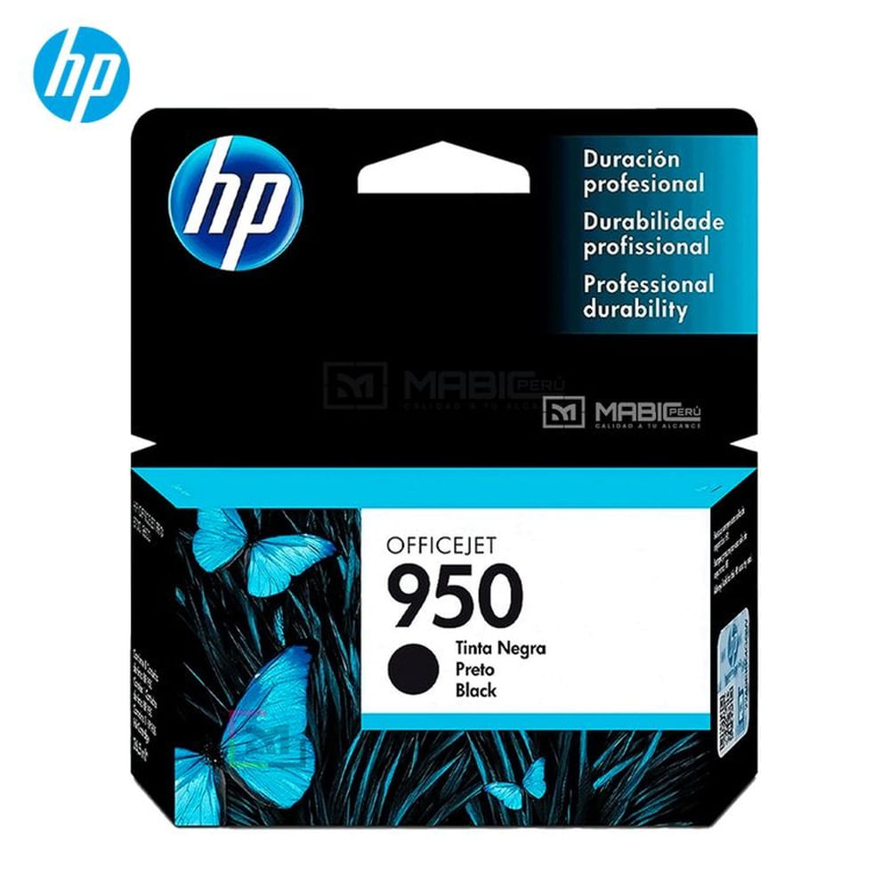 Cartucho de Tinta HP 950 Negro CN049AL OfficeJet 8100, 8600. 8610 Original