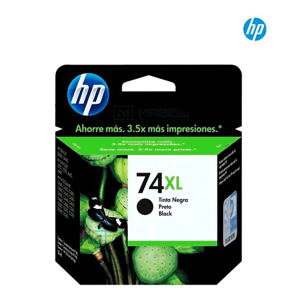 Cartucho de Tinta HP 74XL Negro CB336WL OfficeJet C4280, D4260, C5280 Original