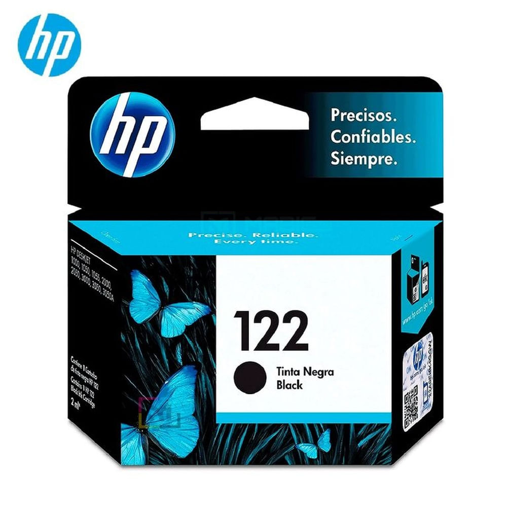 Cartucho de Tinta HP 122 Negro CH561HL Deskjet 1050, 2050, 3050 Original