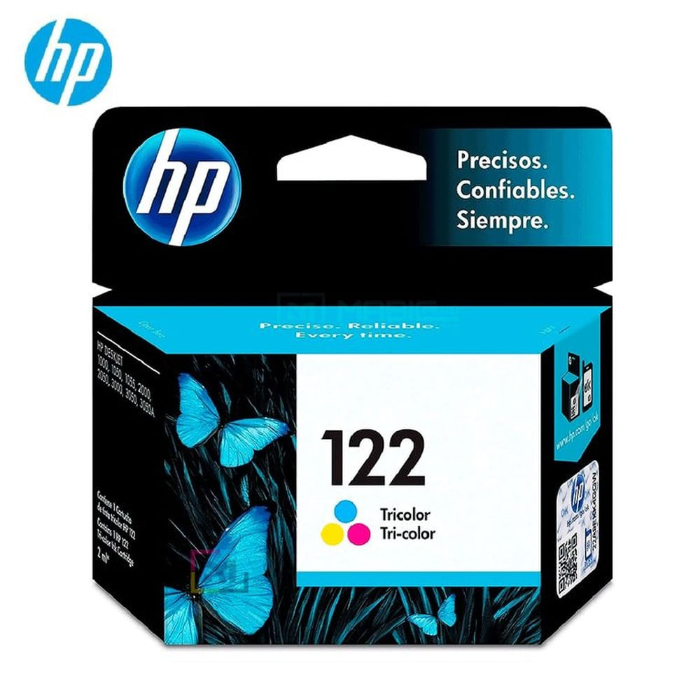 Cartucho de Tinta HP 122 Tricolor CH562HL Deskjet 1050, 2050, 3050 Original