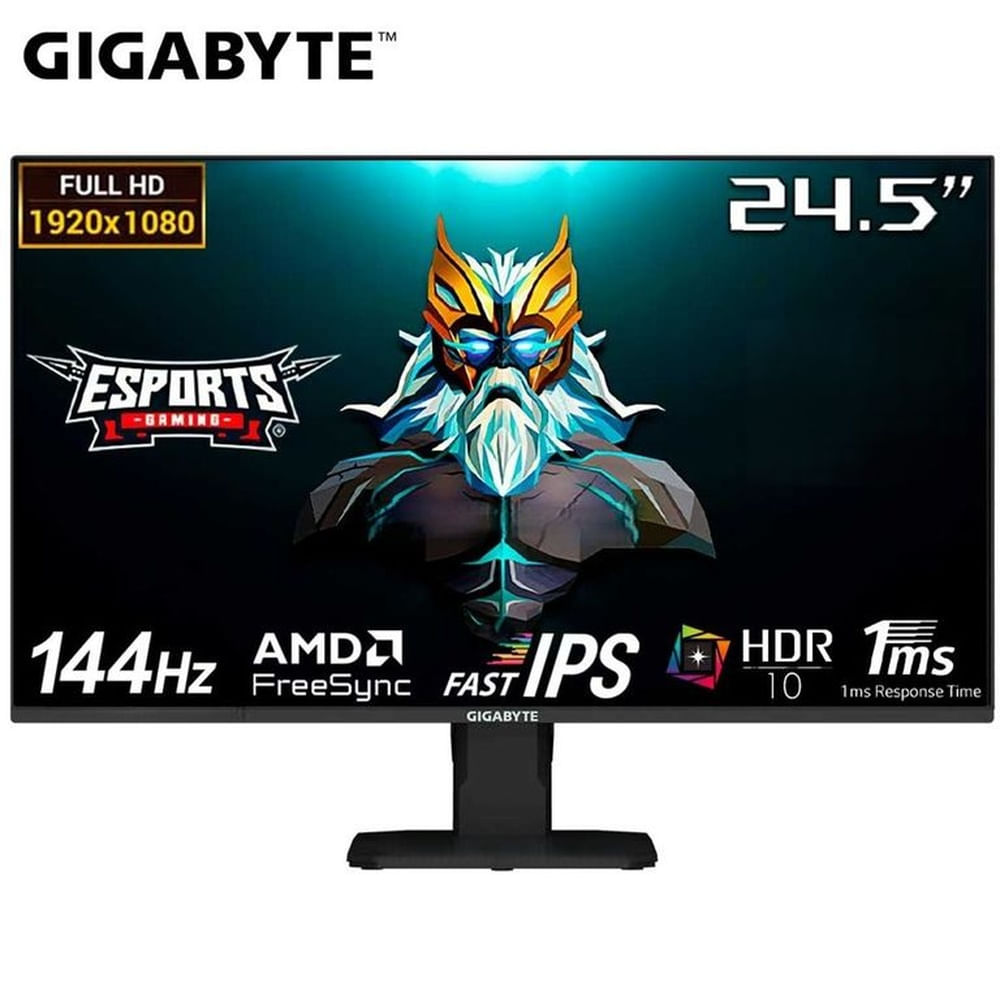Monitor Gigabyte Gaming GS25F14, 25 FHD IPS, 144Hz, 1ms