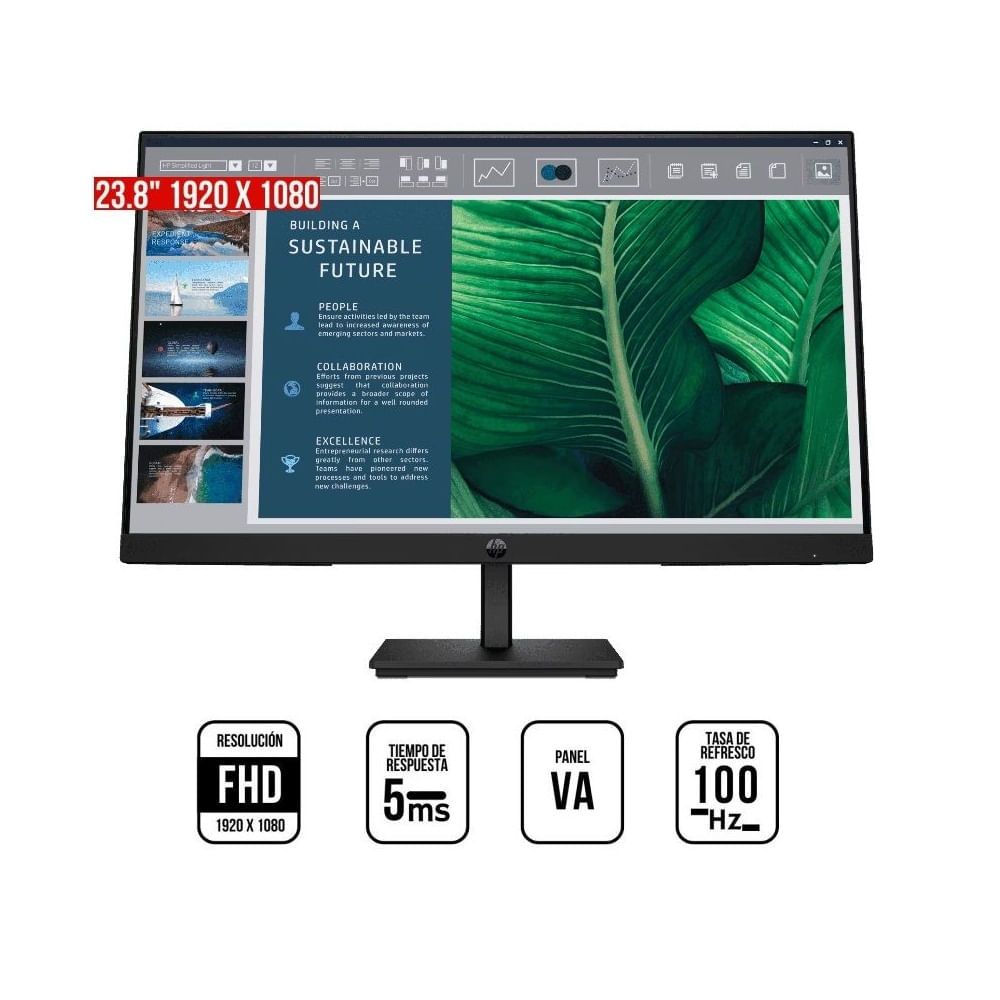 Monitor HP Serie 3 Pro 324pv, 24"" WLED IPS, 100Hz, 5ms