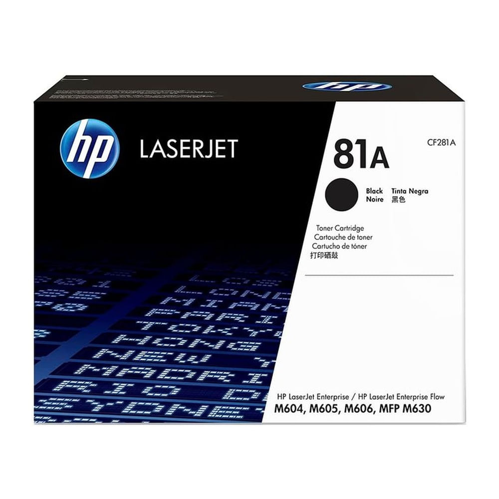 TONER HP 81A NEGRO CF281A L.J. MFP M630 ORIGINAL