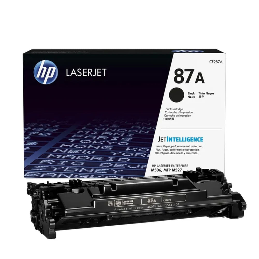 TONER HP 87A NEGRO CF287A L.J.E. M506 ORIGINAL