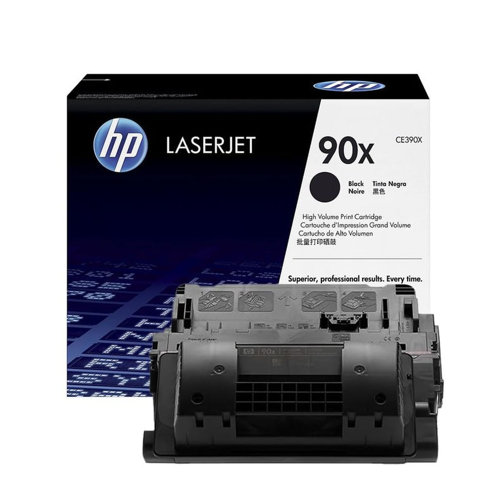 TONER HP 90X NEGRO CE390X L.J. 4555 ORIGINAL