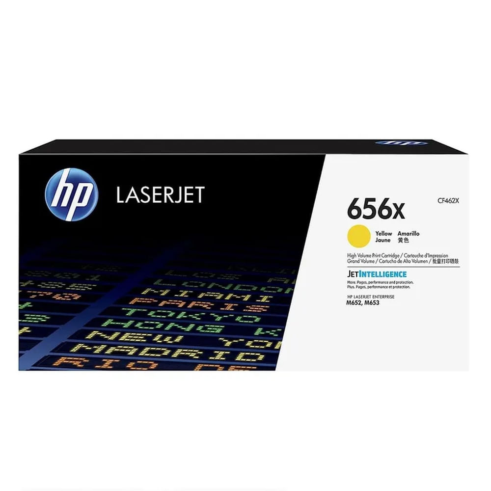 TONER HP 656X AMARILLO CF462X L.J.E. M652 ORIGINAL