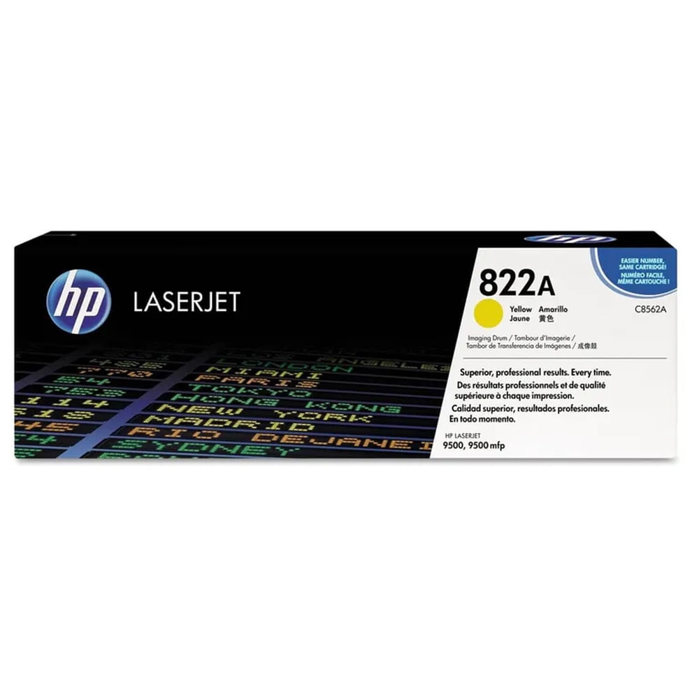 TONER HP 822A AMARILLO C8552A L.J. 9000, 9050 ORIGINAL