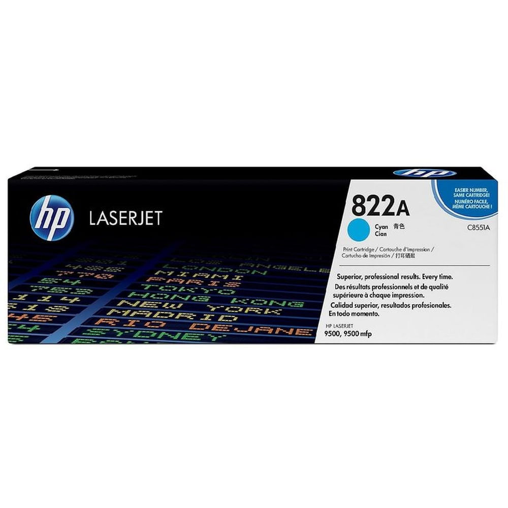 TONER HP 822A CIAN C8551A L.J. 9000, 9050 ORIGINAL