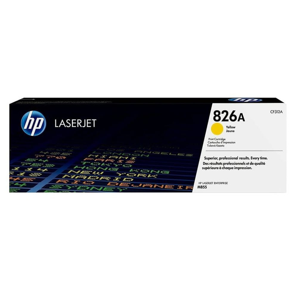 TONER HP 826A AMARILLO CF312A L.J. M855DN ORIGINAL